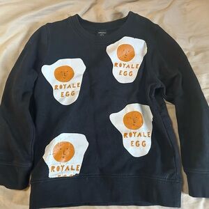 Egg Print Kids Sweatshirt